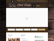 Tablet Screenshot of haciendasanisidro.com